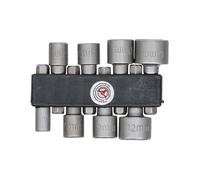 BGS technic – Jeu d'embouts et douilles 67308 – 6,3 mm (1/4") 5–13 mm – 8 pièces