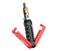 Jeu d'embouts et douilles à cliquet pliable multifonction pour la maison, le bureau, l'appartement, la réparation de voiture, tournevis bidirectionnel