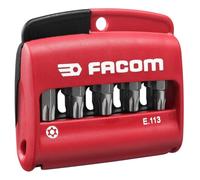 Jeu d'embouts - FACOM - E.113PB - 10 embouts Résistorx - 25 mm - Acier