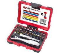 KS TOOLS 918.3010 Coffret de 32 embouts de vissage 1/4" à code couleur TORSIONpower Chromé Satiné