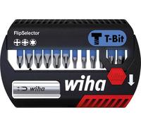 Jeu dembouts PH 1, PH 2, PH 3, T 10, T 15, T 20, T 25, T 30, T 40 Wiha 41824 Acier molybdène vanadium trempé 1 set