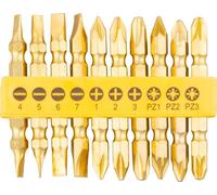 Jeu d'embouts Strend Pro YF40020, 10 pièces, L-65 mm, CrV, GoldenFish