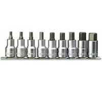 Jeu d'embouts sur douilles sur rail 1/2 5-17mm 9 pcs Teng Tools M1212