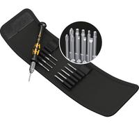 Jeu dembouts + Tournevis porte-embouts;Wera Kraftform Kompakt Micro-Set ESD/11 SB antistatique (ESD) 5/32 (4 mm) HIOS, 5/32 (4 mm) Halfmoon 44 mm DIN EN