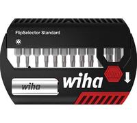 Wiha Coffret d'embouts FlipSelector Standard 25 mm TX Tamper Resistant 13 pièces 1/4" (39037)