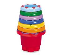 Jeu d'empilage - TOLO - Pots à empiler - Arc-en-ciel - Mixte