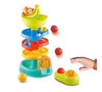 Jeu d'Encastrement à Billes Tour pour Bébé - Jouet Tour de Balles pour Bébé Apprentissage Précoce,Jeu d'Activité de Table et d'Empilage pour Bébés de 18 Mois et Plus et Préscolaires