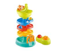 Jeu d'Encastrement à Billes Tour pour Bébé,Tour à Balles Premiers Apprentissages - Jeu d'Empilement et Reconnaissance des Couleurs pour Bébés dès 18 Mois