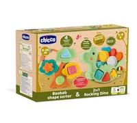 Chicco Jeu d'encastrement Lino et Dino et son Baobab Eco+ Bundle