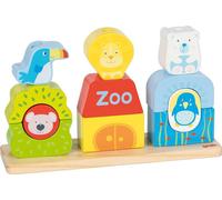 Jeu d'encastrement et d'empilage Zoo, par pièce