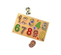 Jeu dencastrement Puzzle chiffres et quantites - Mixte - Livre a lunite