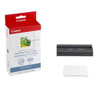 Jeu d'encre couleur et de papier autocollant au format 54×86mm Canon KC-18IS, 18feuilles