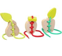 Jeu D'enfilage En Bois Cubika, Frais Et Fruité