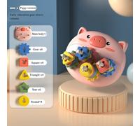 Jeu D'Engrenages Blocs De Construction, Jouets D'Interaction Parent-Enfant Couleur, Graphiques Cognitifs Géométriques, Jouets Éducatifs Pour Enfants
