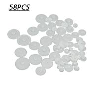 Jeu D'Engrenages De Décélération À Double Pont En Plastique, 58 Styles, Pour Moteur De Voiture Rc, Roues Dentées, Tous Les Modules De Voiture, A8m8