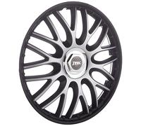 Jeu d'enjoliveurs J-Tec Orden 16-inch noir + anneau chromé