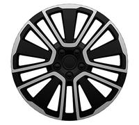 Jeu d'enjoliveurs J-Tec Scuba 15-inch argent/noir
