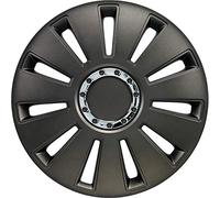 Jeu d'enjoliveurs Silverstone Pro 15-inch gun-metal + anneau chromé