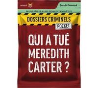 Platonia Games – Jeu d'enquête Dossiers Criminels Pocket: Qui a tué Meredith Carter? 1-6 joueurs