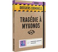 Platonia Games - Jeu d'enquête - Dossiers Criminels Tragédie à Mykonos - 18 ans - Fabriqué en France