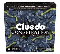 Hasbro Gaming Cluedo Conspiration, Jeu de Mystère, Jeux de Société pour Ados et Adultes, 4 à 10 Joueurs, Jeu de mystère et d'Énigme Multijoueur avec Rôles Secrets