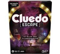 Jeu d'enquête Hasbro Gaming Cluedo Escape Le Club des Illusionnistes Multicolore G