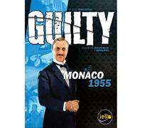 Jeu d'enquête IELLO Guilty : Monaco 1955 Solo narratif Immersif 12+ Noir/Bleu/Blanc