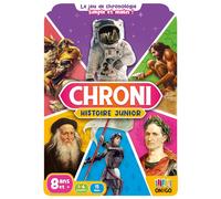 Blackrock Games – Jeu de cartes CHRONI Histoire Junior – Dès 8 ans – 1-6 joueurs – Édition On The Go