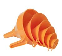 Jeu d'entonnoirs universels HDPE 50-75-100-120-150-160 mm orange