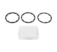 Jeu d'entretoises de roue de vélo, Kit de cales multi-épaisseurs en alliage d'aluminium, groupe d'entretoises de 3 pièces pour l'espacement de base de la transmission