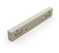 Emuca Lot de 4 entretoises latérales pour cadre Hack en plastique gris pierre