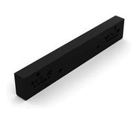 Emuca – Entretoises latérales pour cadre Hack – Lot de 4 – Plastique – Noir