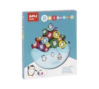 APLI Jeu d'équilibre Penguin Balance – 16 pièces – Clair – Enfants