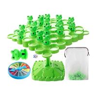 Jeu d'Équilibre, Activités Éducatives Parent-Enfant, Jeu de Société Équilibre Grenouille Arbre pour Table, pour Adultes et Famille en Intérieur Extérieur Fête Anniversaire Noël
