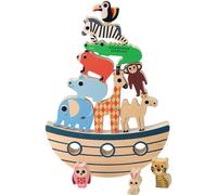 Jeu d'équilibre arche des animaux beige TU