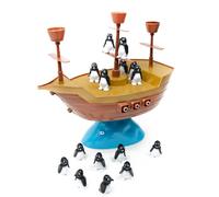 Jeu D'Équilibre Bateau De Pirate Petit Pingouin, Puzzle De Société, Jeu Interactif Parent-Enfant, Jeu De Fête En Famille, Jouet Éducatif