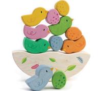 Jeu d'équilibre bébés oiseaux en bois