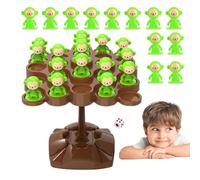 Jeu d'équilibre de comptage de Singe - Planche d'équilibrage de Singe éducatif Balance Tree - Jouets d'arbre d'équilibrage Amusants et éducatifs pour Les Cadeaux d'anniversaire et de fête des