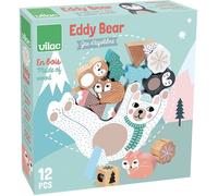 Jeu d'équilibre Eddy Bear - Michelle Carlslund - 20 x 20 x 4 cm - Multicolore