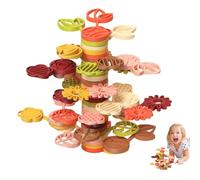 Jeu D'Équilibre Empilable Blocs | Reconnaissance Ludique des Formes et Couleurs | Jeu de Construction et d'Équilibre,Pour 3 Ans et Plus Familiale Fête Salle de Classe Anniversaire Maternelle