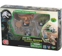 Jeu d'Équilibre - EPOCH GAMES - Jurassic World Island Quake - Dinosaures sur Plateforme, Dernier en Place Gagne
