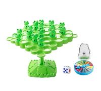 Jeu D'équilibre Grenouille - Jouet De Plateau De Puzzle De 6,69 Pouces | Ensemble De De Table Familial - ABS 300 G, Design D'arbre Interactif, Prend En Charge Le Jeu Parent-enfant, Améliore Les Co
