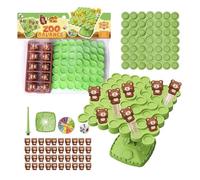 Jeu d'équilibre - Jeu d'empilage | Jouet d'équilibre Swing Stack, de société d'éuilibre de Jouet de Conseil éducatif, Blocs de Construction de Voyage, pour Adultes Famille Parent Enfant anniversa