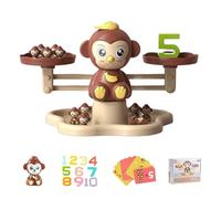 Jeu D'équilibre Mathématique - 9,65 Pouces | Matériau ABS-jeu De Comptage Éducatif Avec Des Cartes De Chiffres À L'échelle Animale Pour Les, Apprentissage En Famille, Cadeaux De Vacances, Jeu