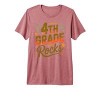 Jeu d'équipe pour Filles de 4e année Rocks First Day Choir Teacher Team Game on T-Shirt Haut de Gamme