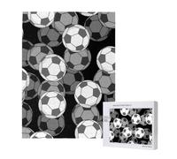 Jeu d'équipe Sportif Football,Puzzle Familial en Bois de 500 pièces pour Adultes et Adolescents