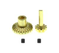 Jeu D'Équipement de Voiture Télécommandé de Remplacement Accessoire de Voiture pour WPL D12 Pickup C24 RC Doré