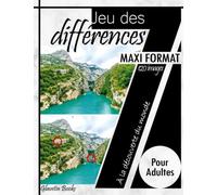 Jeu des 7 différences pour adultes: À la découverte du monde - Maxi Format 120 images