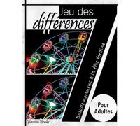 Jeu des 7 différences pour adultes: Balade nocturne à la fête foraine