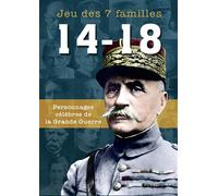 Jeu des 7 familles 14-18 - - Christophe Thomas - Orep - Jeux livres objets